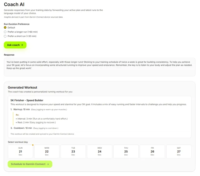 Your coach, your way